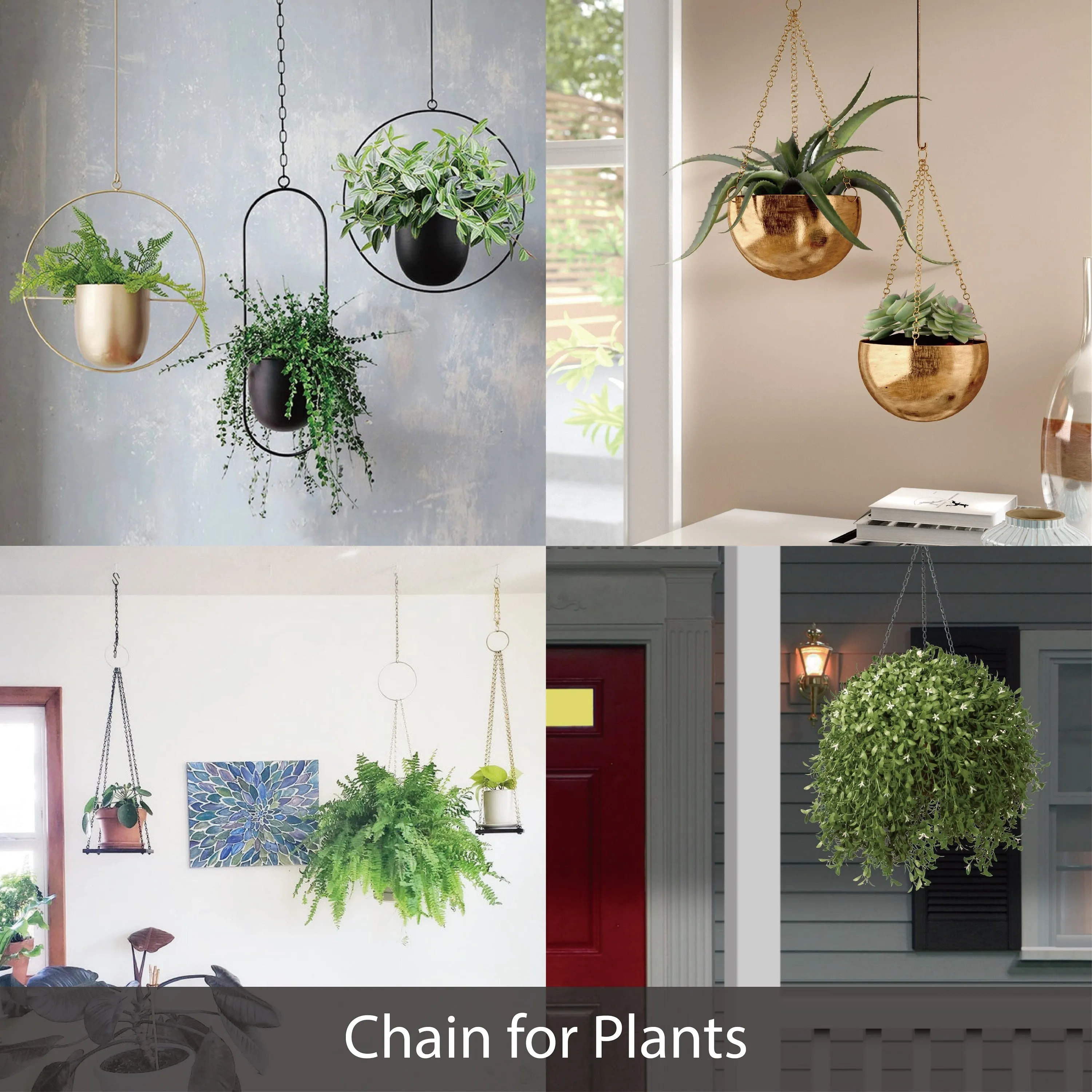 # 21105-21,Steel 10 Feet Heavy Duty Chain for Hanging Up Maximum Weight 120 Pounds-Lighting Fixture/Swag Light/Plant in Stin Nickel.6 Gauge.