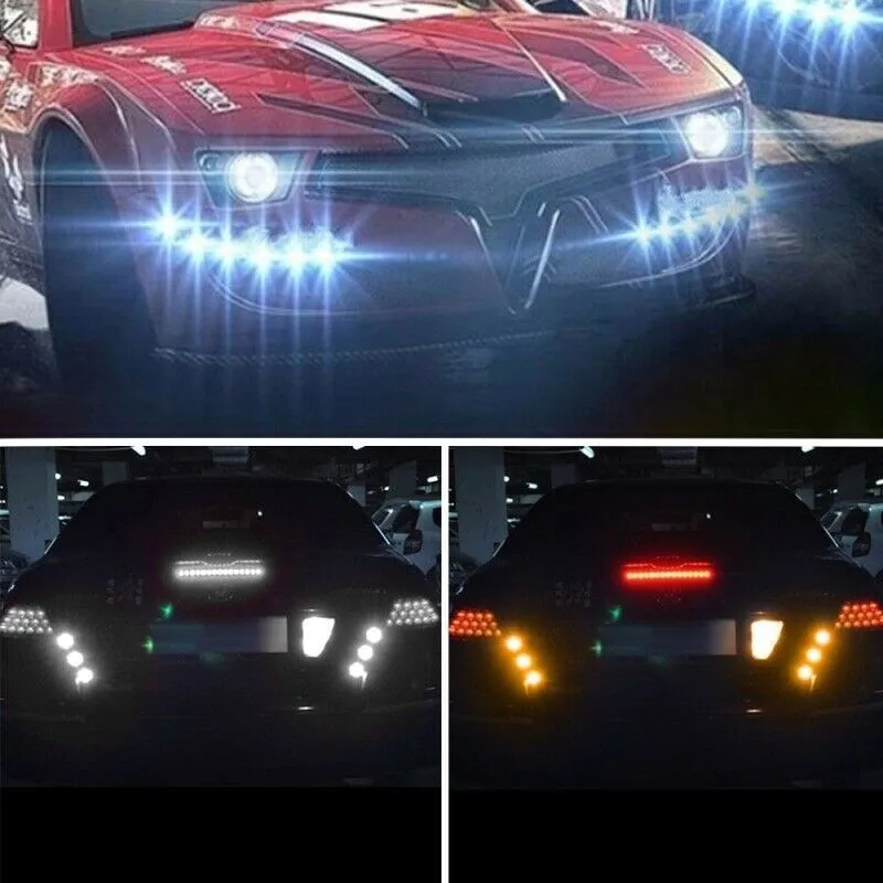 10pcs 23mm Eagle Eye LED DRL Daytime Running Reversing Light Car