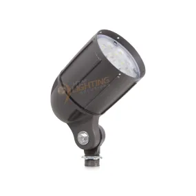 12W LED Bullet Flood Light - 75W MH Equal - 1/2in. NPT - 100-277VAC - Bronze