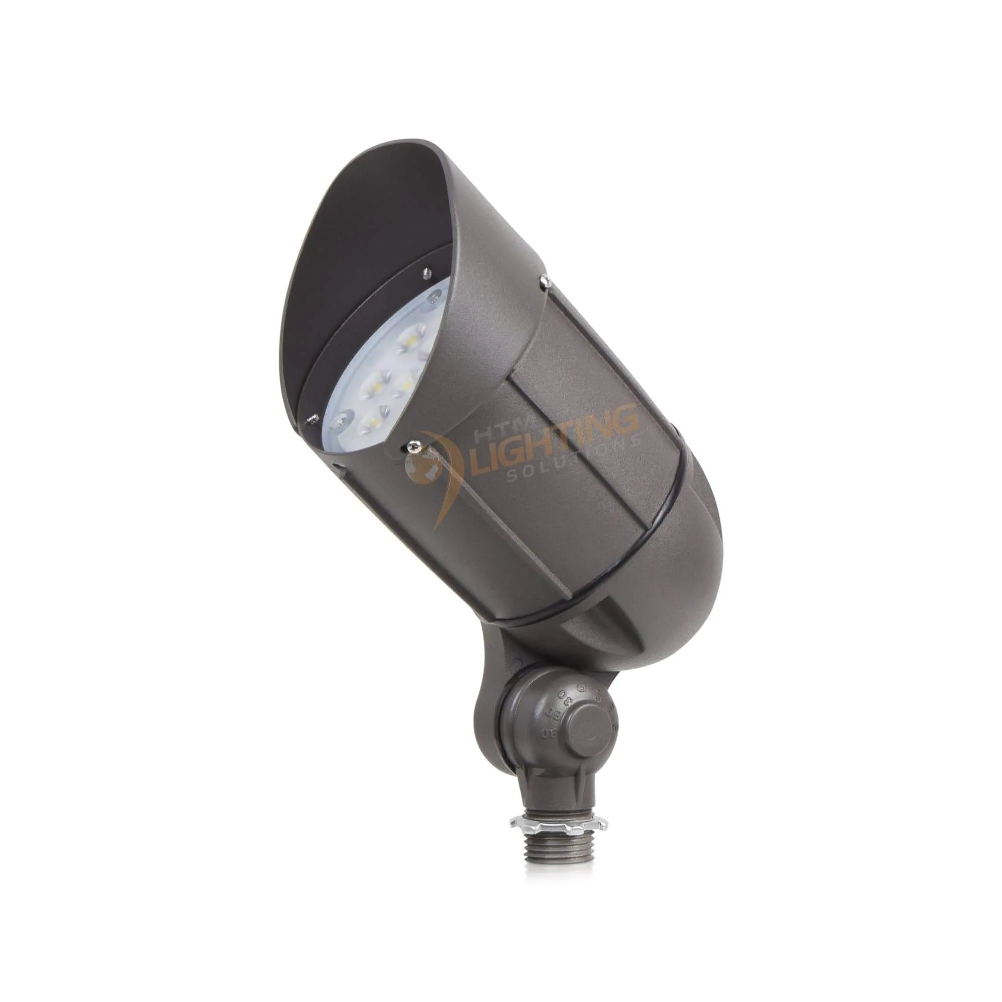 12W LED Bullet Flood Light - 75W MH Equal - 1/2in. NPT - 100-277VAC - Bronze