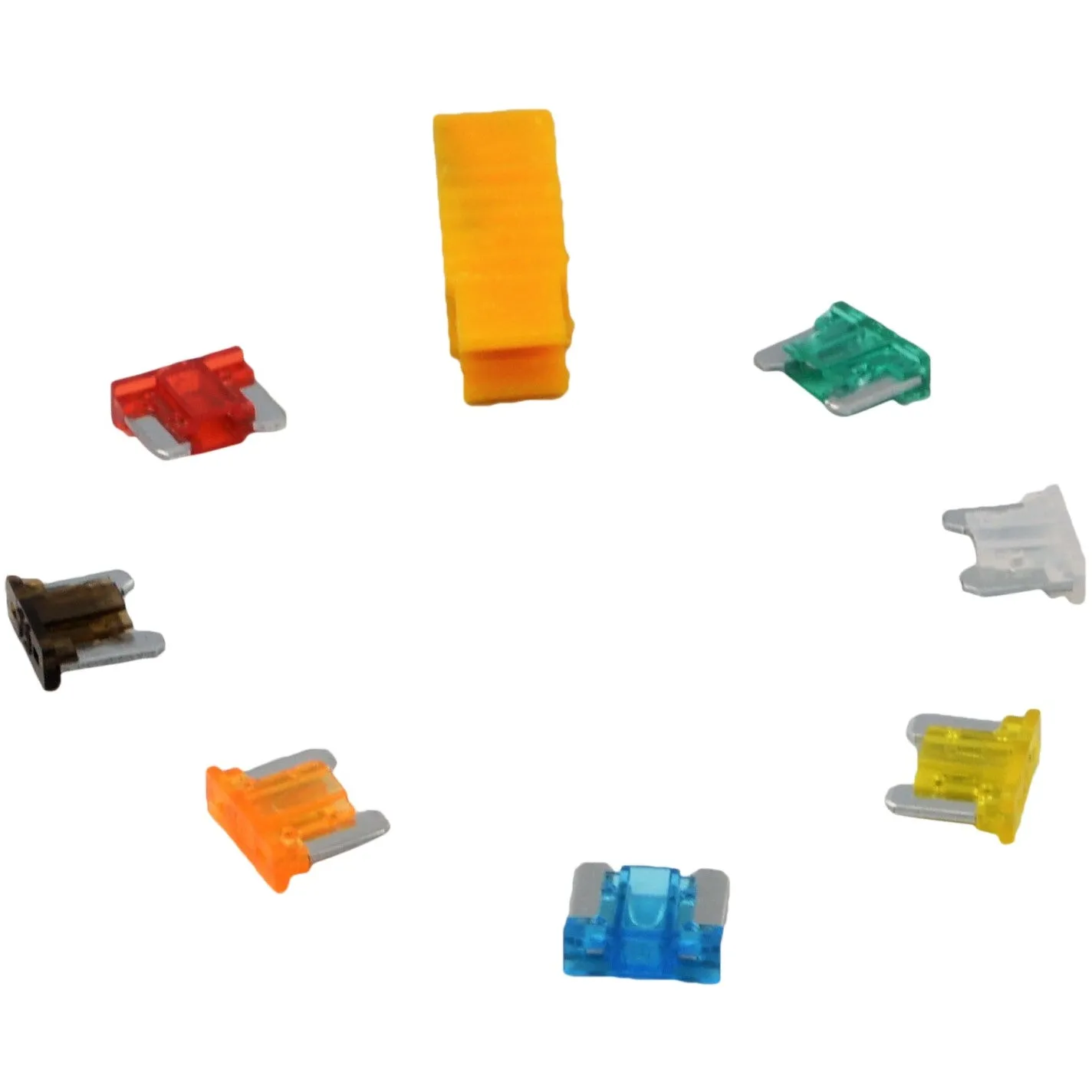 140pc Mini Micro Low Profile Car Auto Fuse Grab Kit