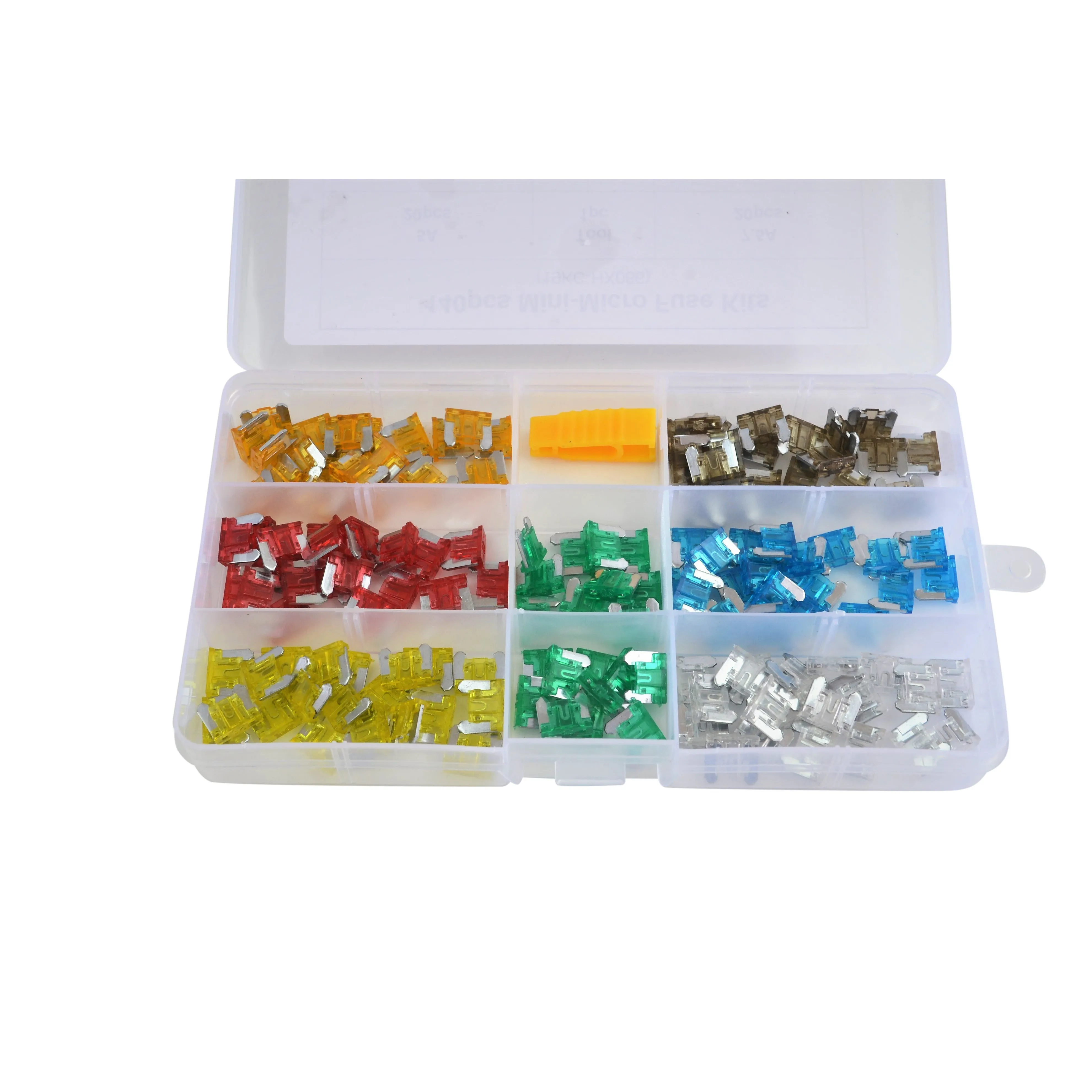 140pc Mini Micro Low Profile Car Auto Fuse Grab Kit
