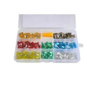 140pc Mini Micro Low Profile Car Auto Fuse Grab Kit