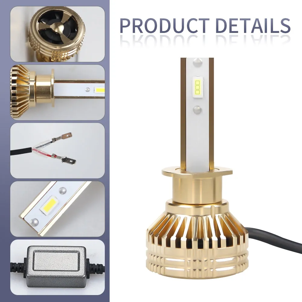 1Pair TX3570 Chip 8-48v 60W 12000LM 6000K Bulb H1 H4 H7 H11 9005