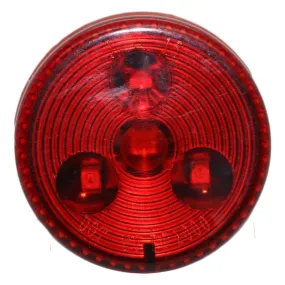 2 Inch Round Red Clearance Side Marker Light 4 LED | HDV3001R 2 Inch Round Red Clearance Side Marker Light 4 LED | HDV3001R