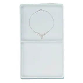 2-Neck Form Stackable Necklace Trays, 15.88" L x 9.5" W