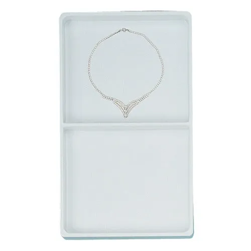 2-Neck Form Stackable Necklace Trays, 15.88" L x 9.5" W