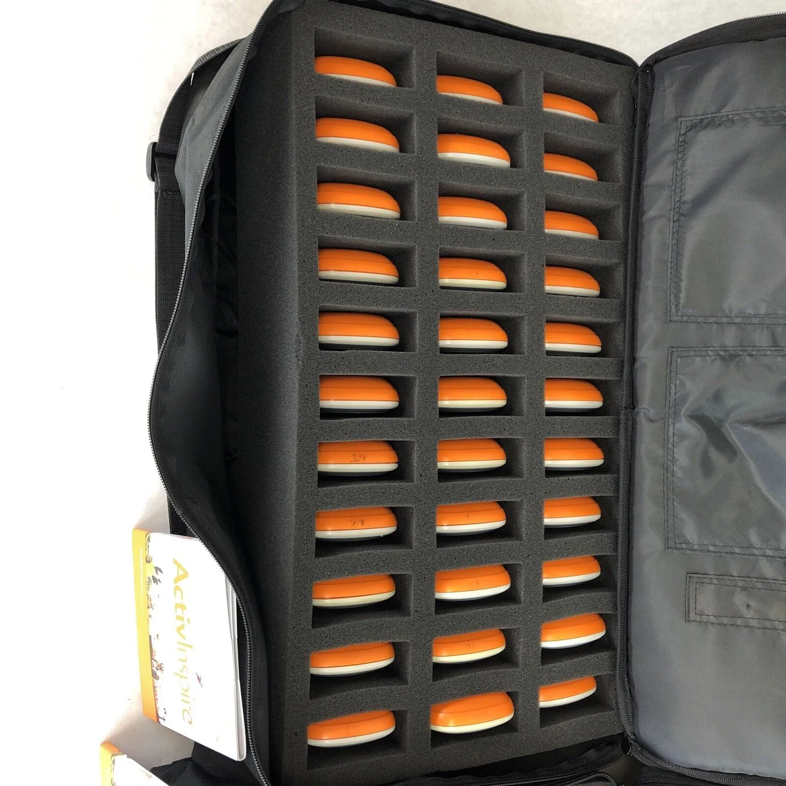 2 Sets of 33 Promethean ActivExpression PRM-AE1-01 Remotes With Carrying Cases