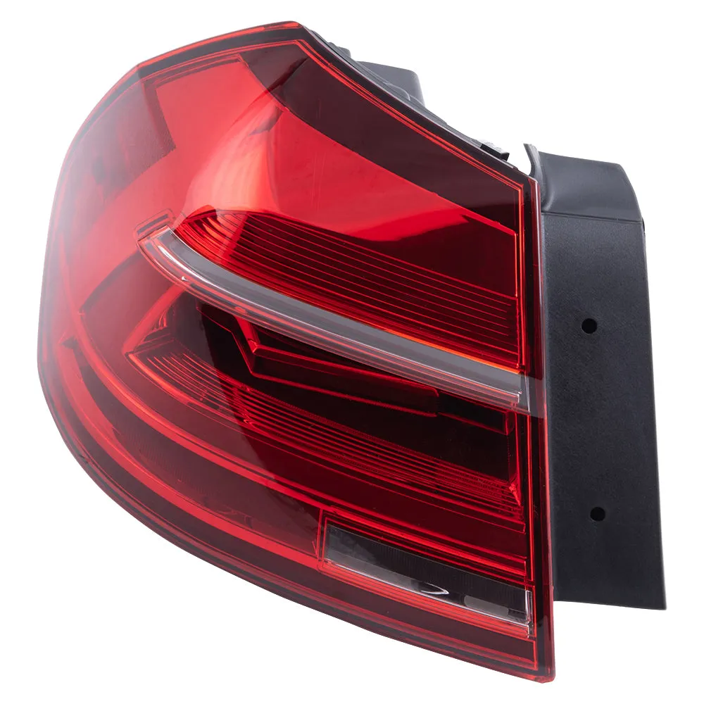 2016-2017 Volkswagen Passat With LED Headlights Built To 7/3/2016 LED Combination Tail Light Assembly Body Mounted LH