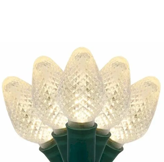 25 Warm White LED C7 - Premium - LED Christmas Lights