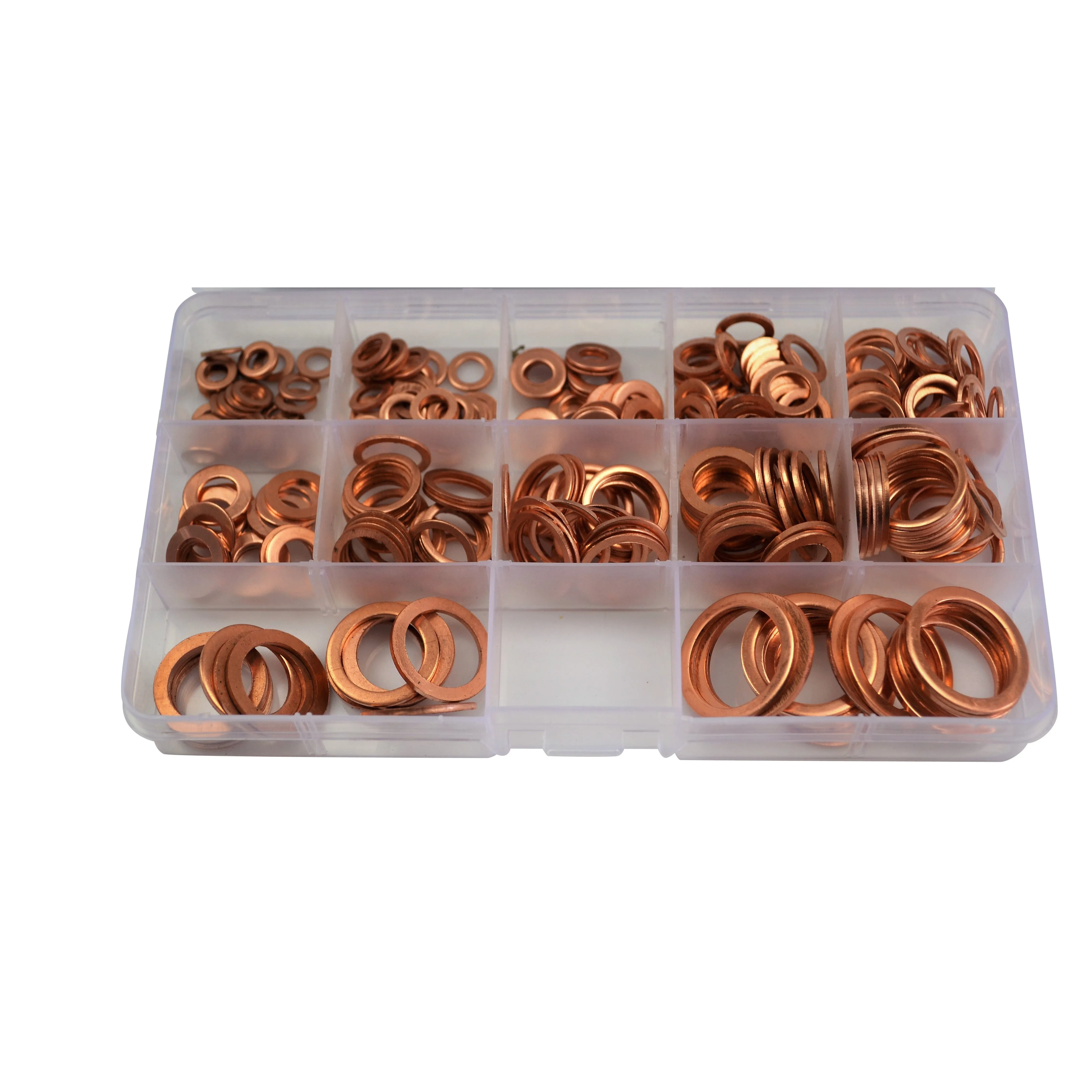 280pc Copper Washers Grab Kit