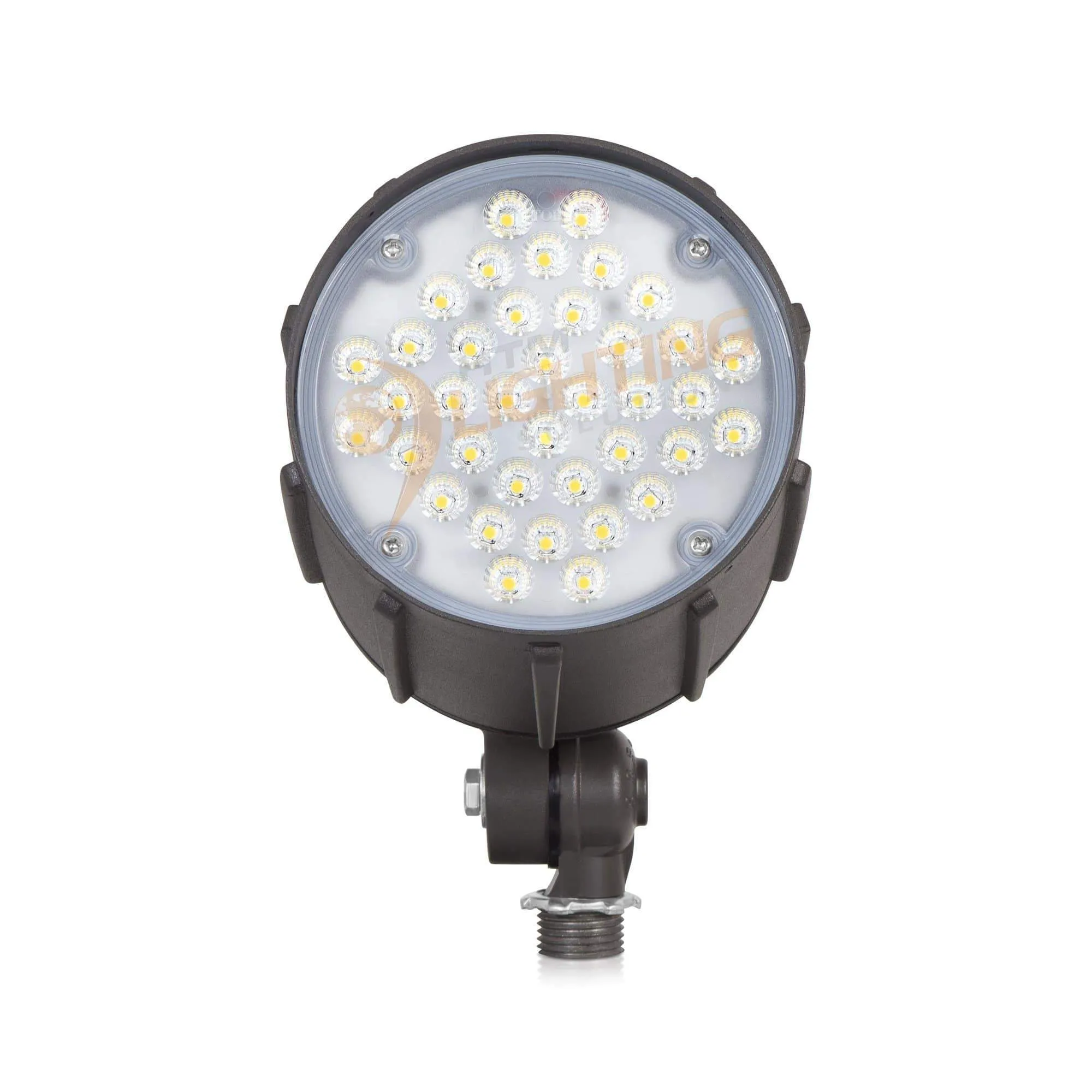 30W LED Bullet Flood Light - 150W MH Equal - 1/2in. NPT - 100-277VAC - Bronze