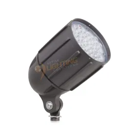 30W LED Bullet Flood Light - 150W MH Equal - 1/2in. NPT - 100-277VAC - Bronze