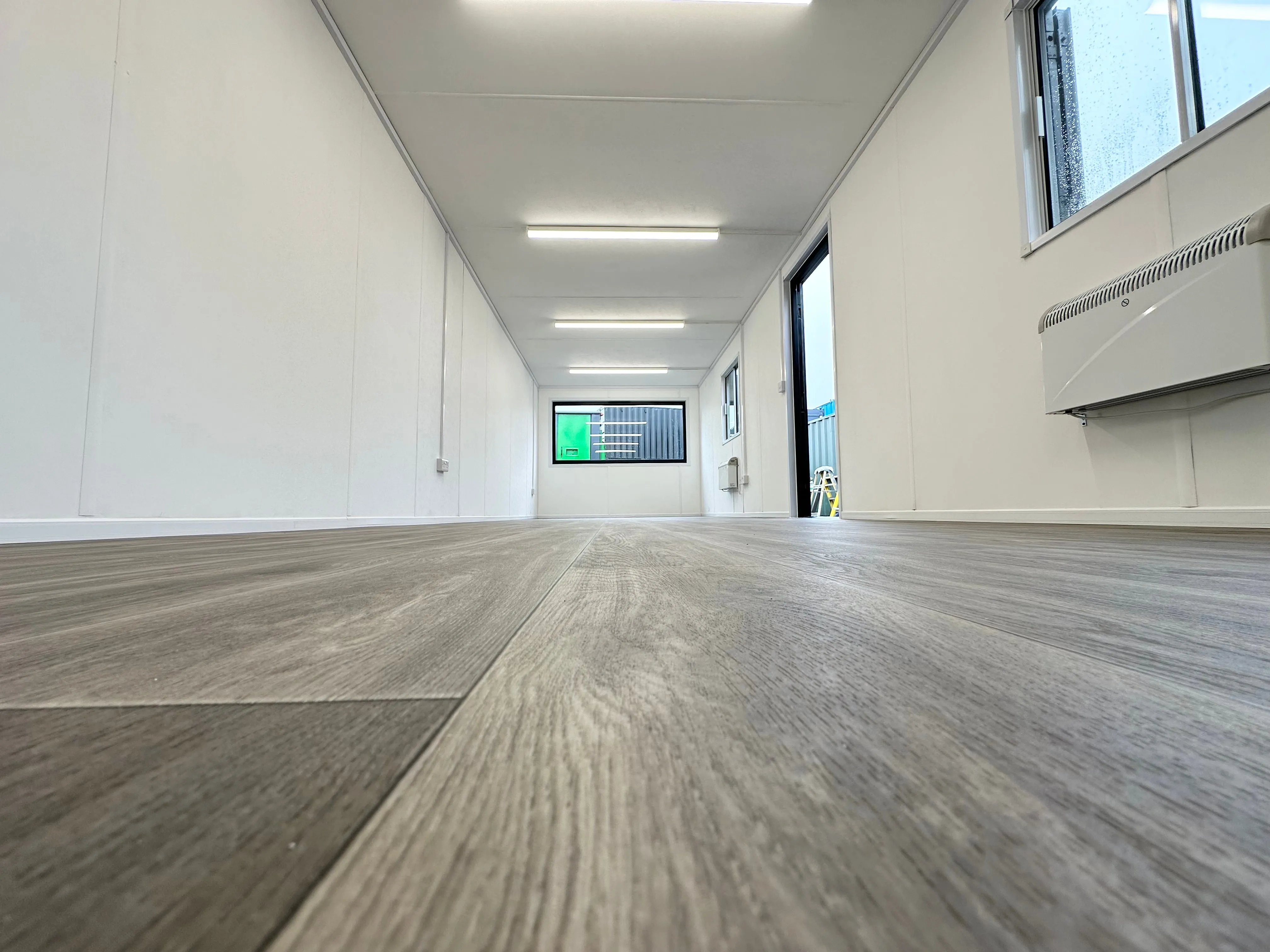 32x10ft Cabin | CUSTOM | Open Plan | Office  / Canteen | Picture Window | Portable Building | No 1116