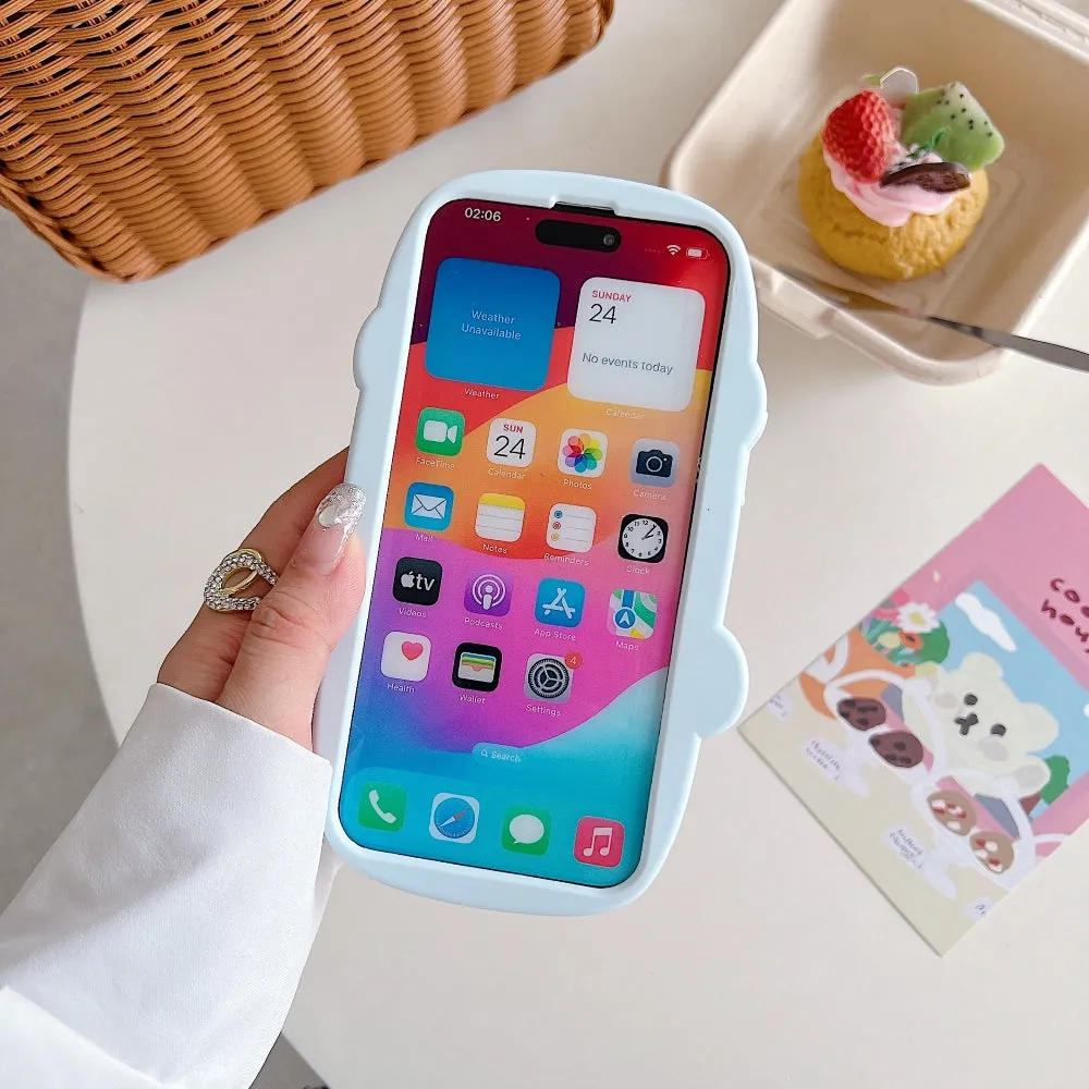 3D Silicone Bear Soft Phone Case - iPhone 16 Pro Max