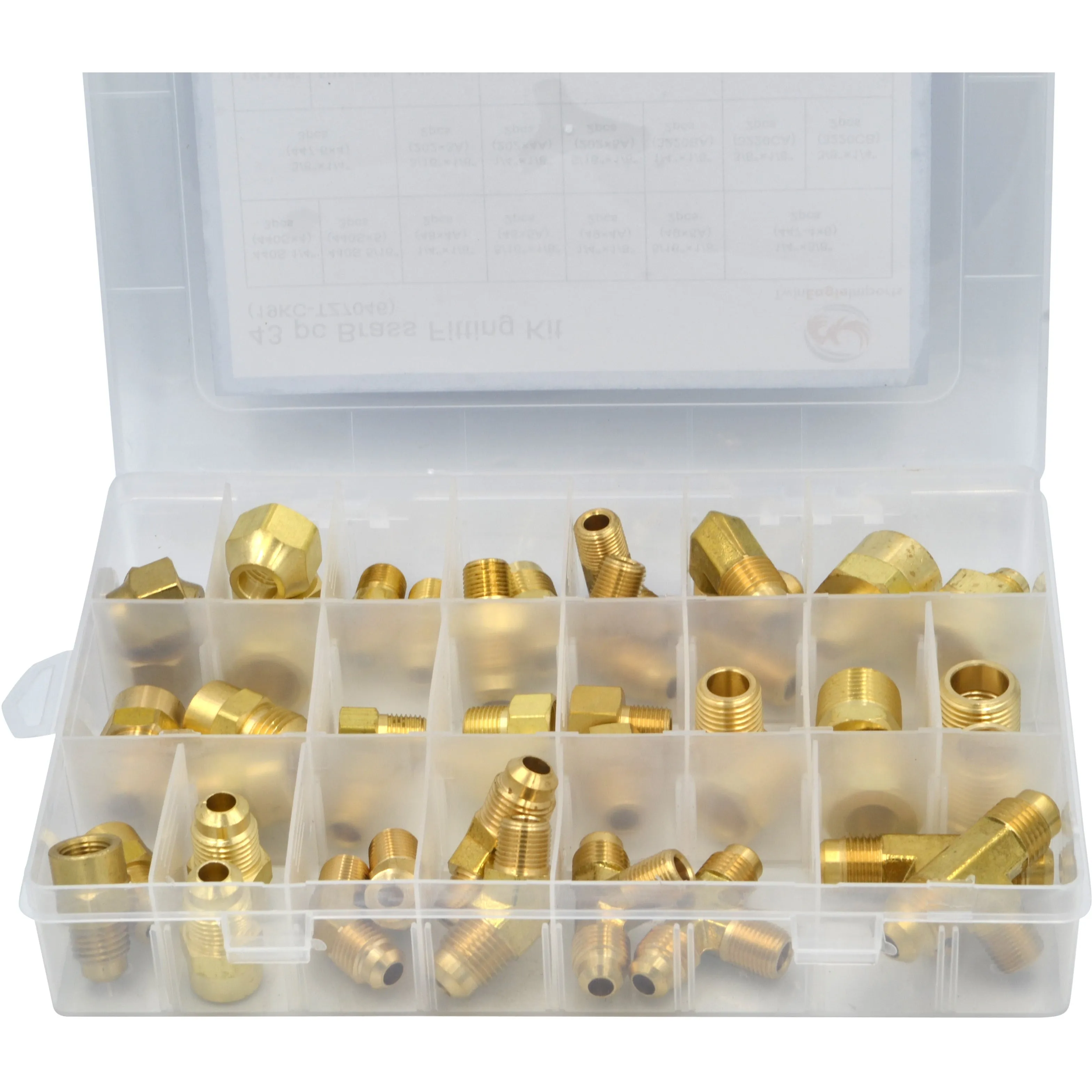 43pc Imperial Brass Fittings Grab Kit