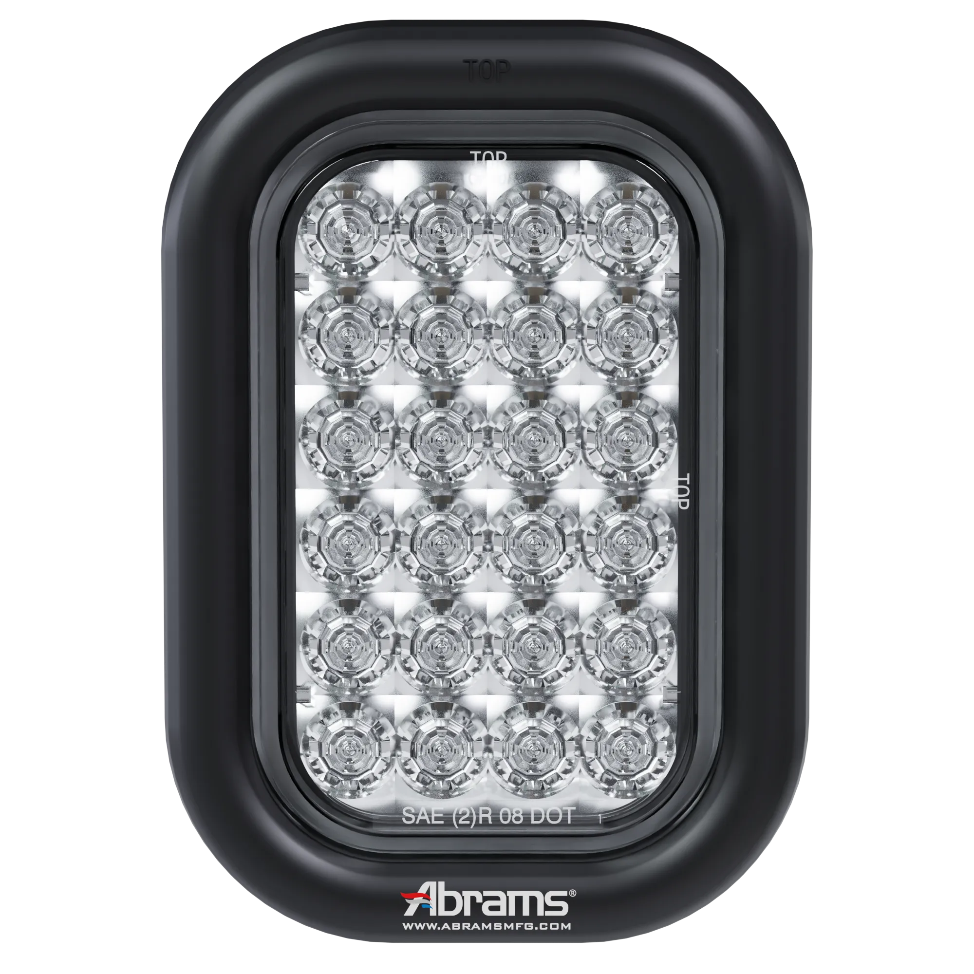 5” Rectangular - 24 LED White Back Up Reverse Trailer Light