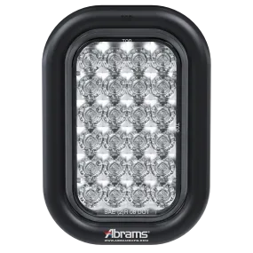 5” Rectangular - 24 LED White Back Up Reverse Trailer Light