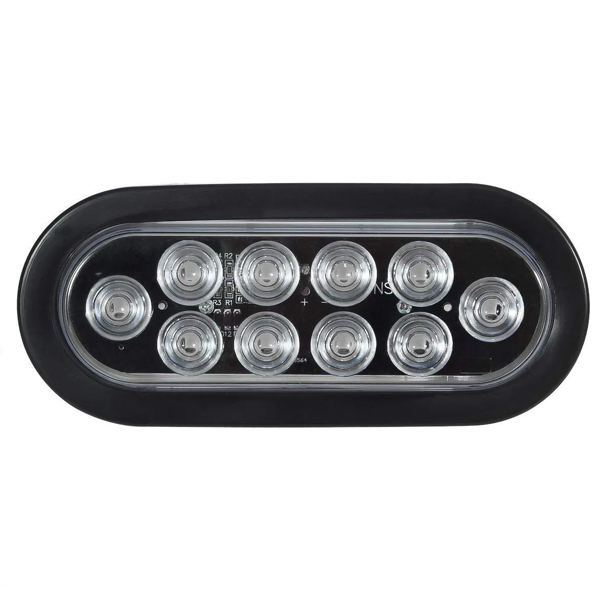 6 Inch Oval Red Led Trailer Tail Lights for RV Trucks