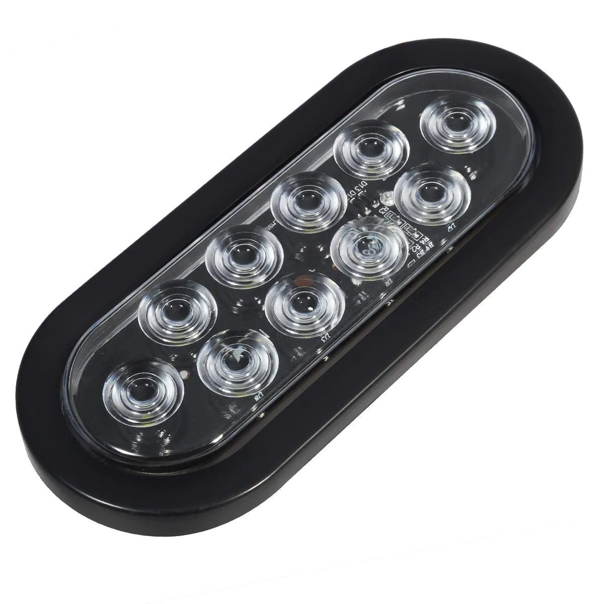 6 Inch Oval Red Led Trailer Tail Lights for RV Trucks