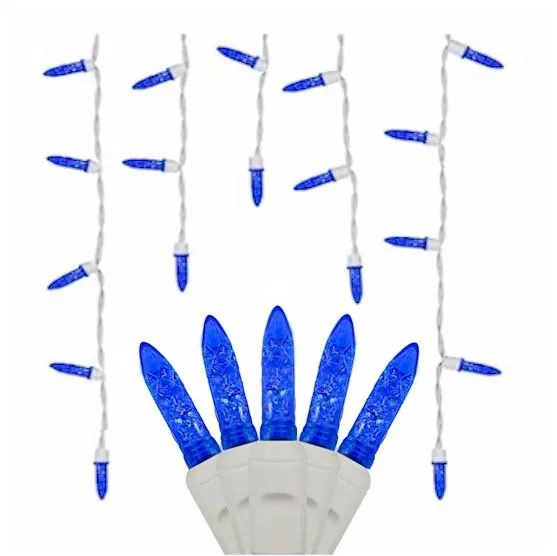 70 Blue Icicles - Premium - LED Christmas Lights