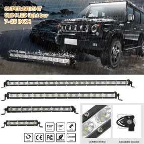 8inch Led Light Bar Super Thin Working Net Light for Car SUV  8