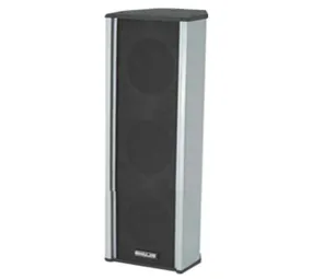 Ahuja Speaker Passive Wall Mount 15Watts RMS Column Speaker Line/Ohm (Grey)