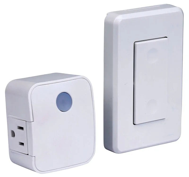 AmerTac RFK1600LC Wall Switch, 15 A, 1875 W, White :CD: QUANTITY: 1