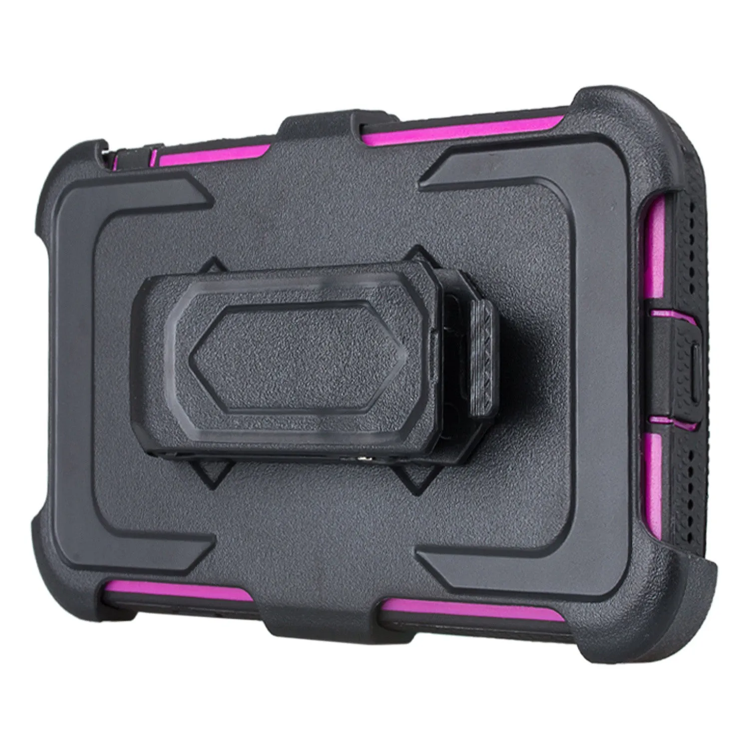 Apple iPhone 7 Case, Triple Protection 3-in-1 Heavy Duty Holster Shell Combo Case Cover for iPhone 7 - Purple