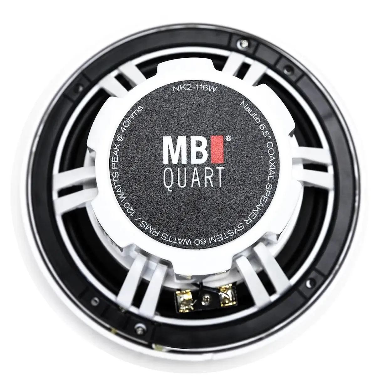 Aquatic Av MP6 Marine Stereo & NK2-116W 6.5" 2-Way Coaxial Marine Speakers