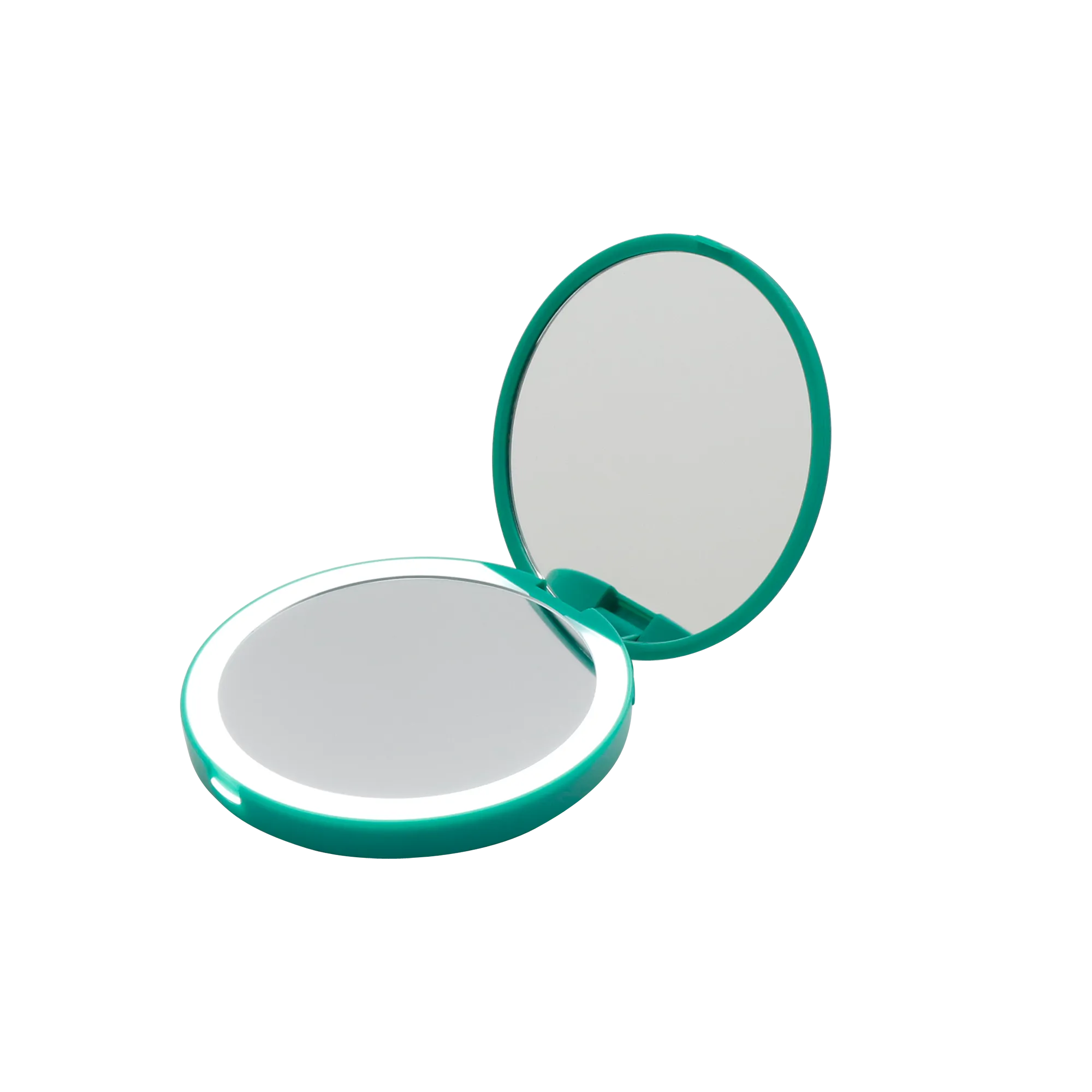 Ariel Compact Mirror with Wireless Power Bank Charging Base