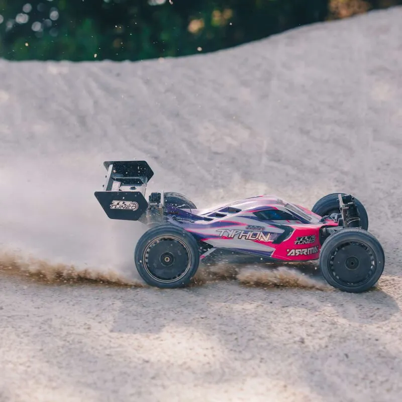 ARRMA ARA8306 TLR Tuned Typhon 1/8 4WD RC Buggy Rolling Chassis