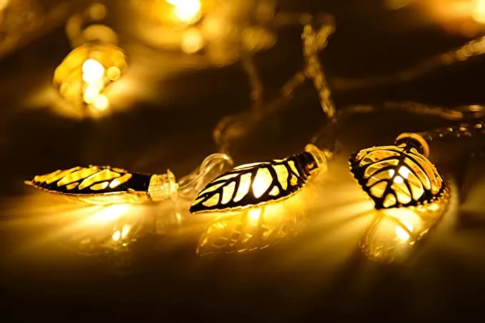 Arts Metal Leaf Diwali Lights