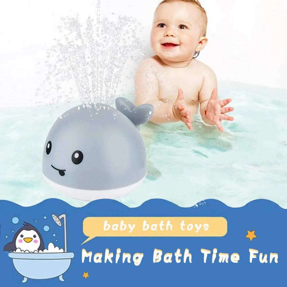 Baby Bath Light Up Whale Sprinkler