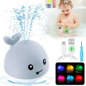 Baby Bath Light Up Whale Sprinkler