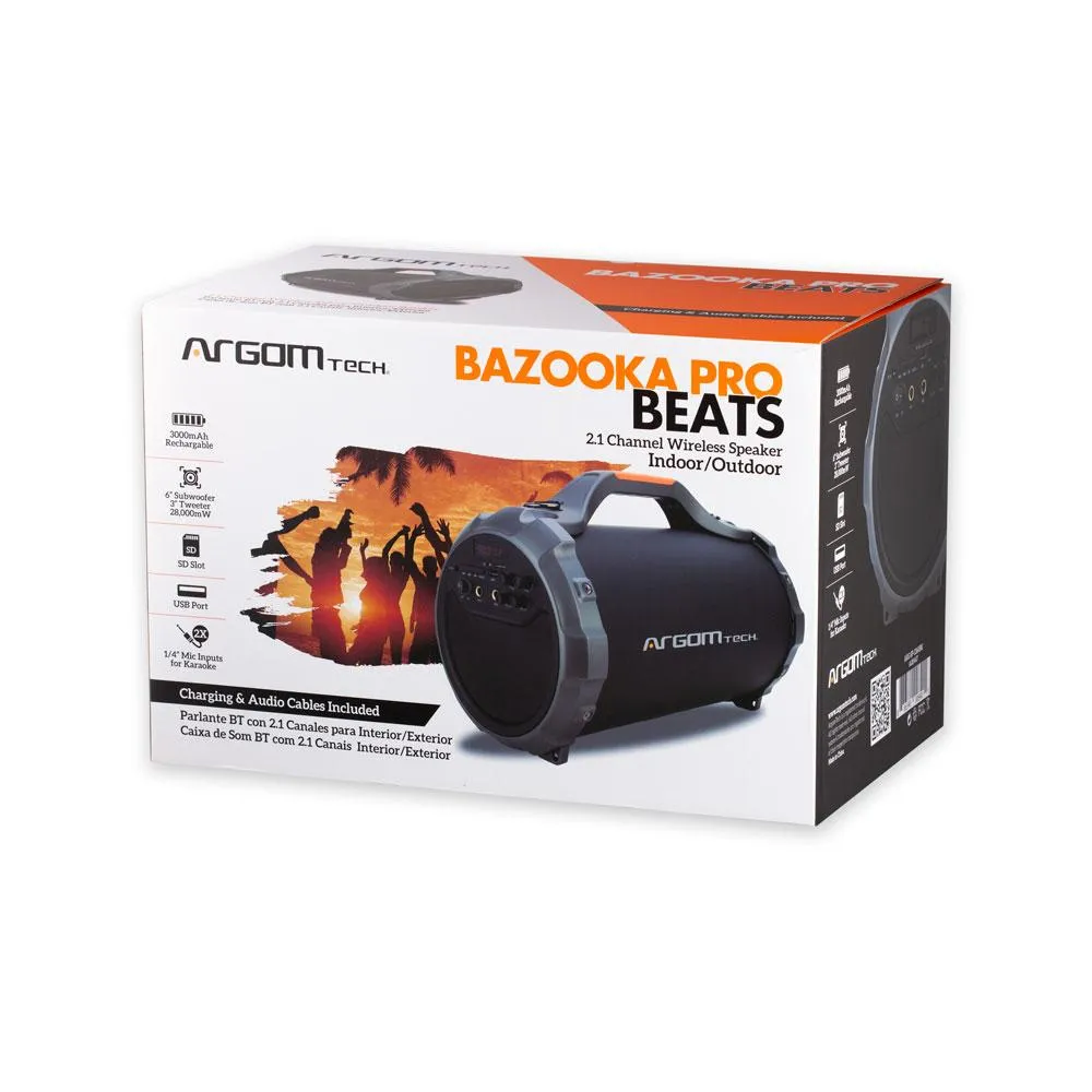 BAZOOKA PRO BEATS WIRELESS BT SPEAKER