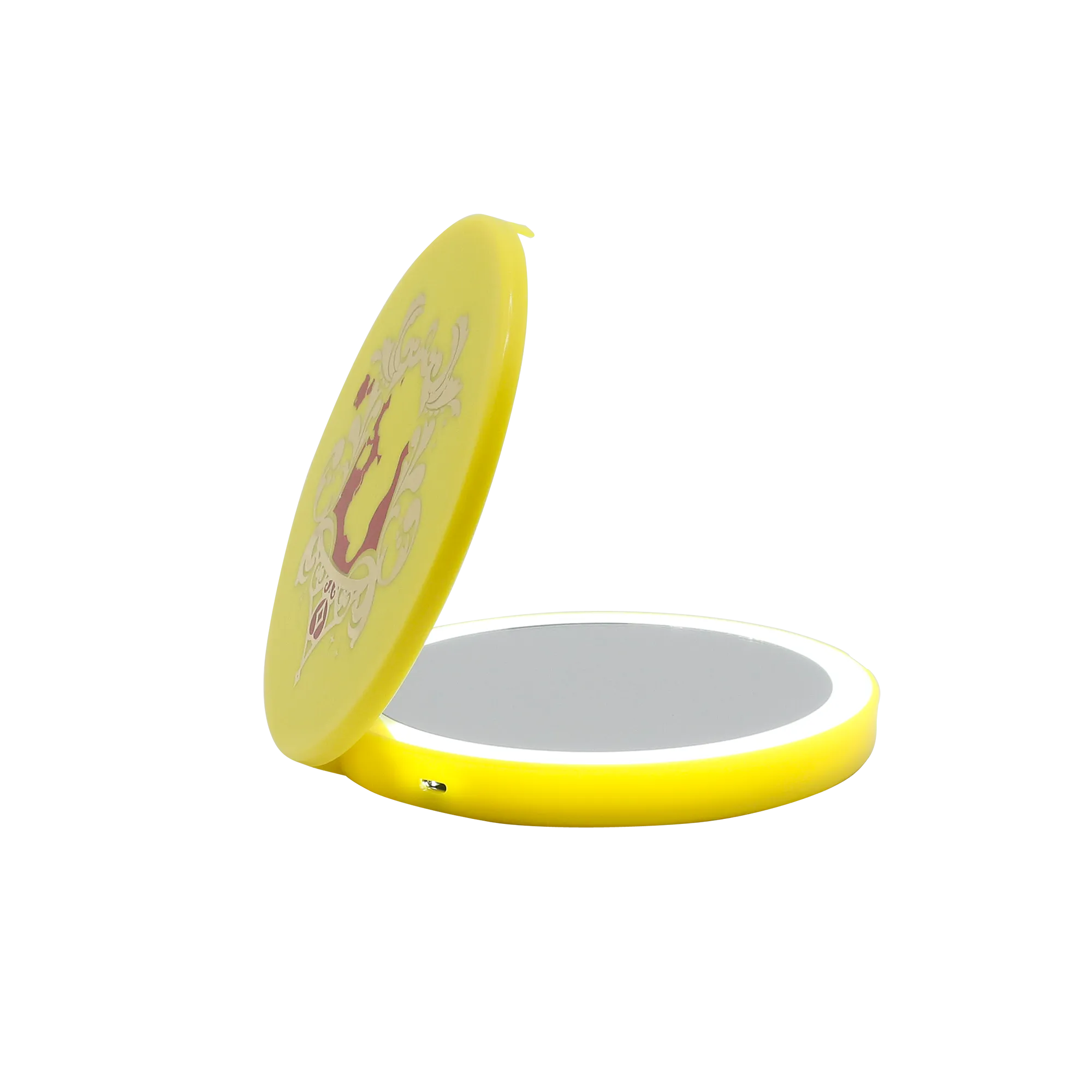 Belle Compact Mirror with Wireless Power Bank Charging Base
