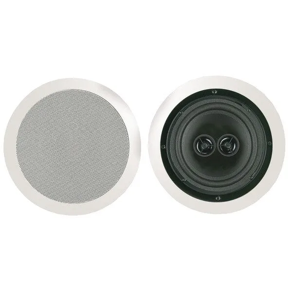 BIC AMERICA MSR8D 8" Muro Dual Voice-Coil Stereo Ceiling Speaker