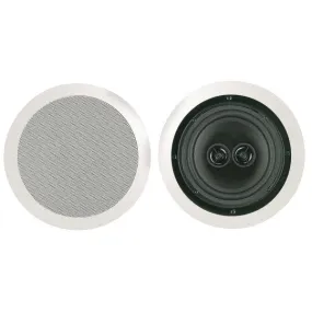 BIC AMERICA MSR8D 8" Muro Dual Voice-Coil Stereo Ceiling Speaker