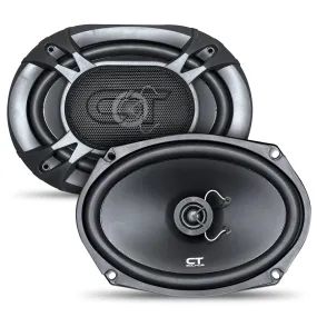 BIO-6X9-COX // 100 Watts RMS 6x9 Inch Car Coaxial Speakers, Pair