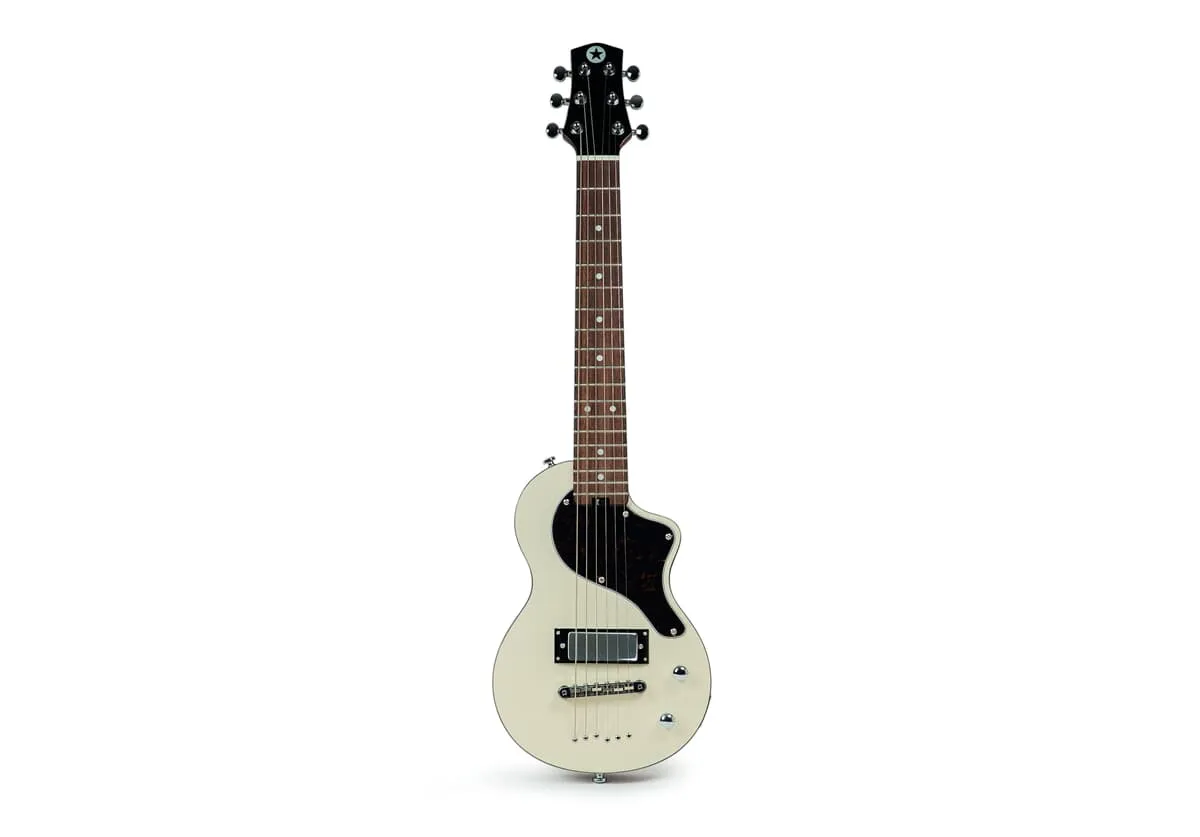 Blackstar Carry-On Deluxe Travel Guitar Pack In Vintage White With Fly3 BT