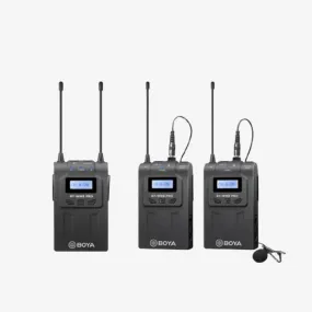 BOYA BY-WM8 Pro-K2 UHF Dual-Channel Wireless Lavalier System