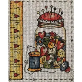 Button Jar 5D Diamond Art Kit