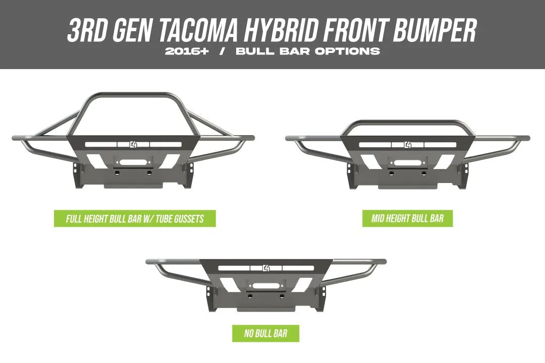 C4 Fabrication 2016-2023 Tacoma Hybrid Front Bumper