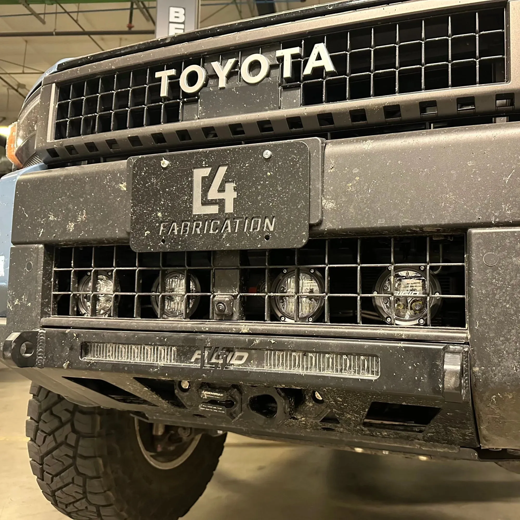 C4 Fabrication 2024  Land Cruiser Lo Pro Winch Bumper