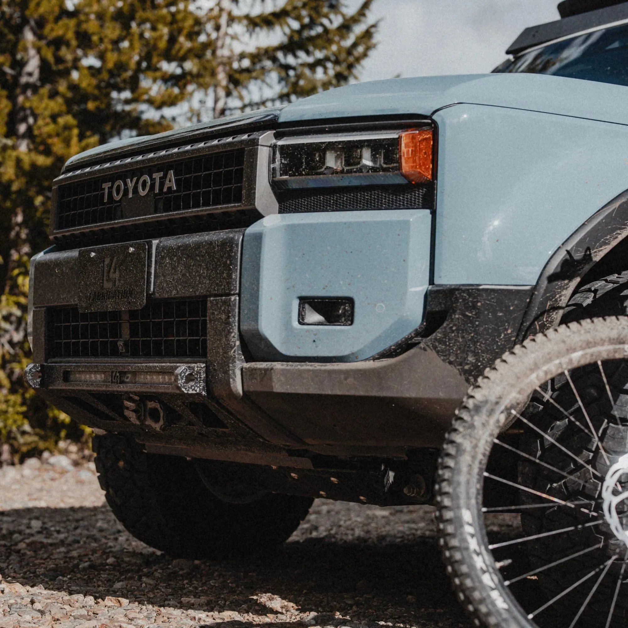 C4 Fabrication 2024  Land Cruiser Lo Pro Winch Bumper