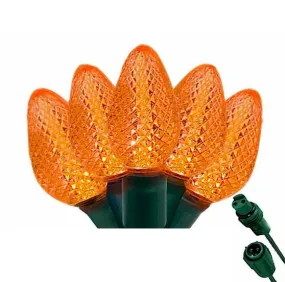 C7 Orange 25 LED Tree Lights – Commercial String Lights