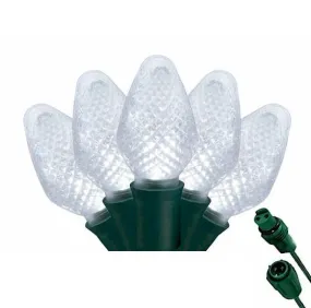 C7 Pure White 25 LED Tree Lights – Commercial String Lights