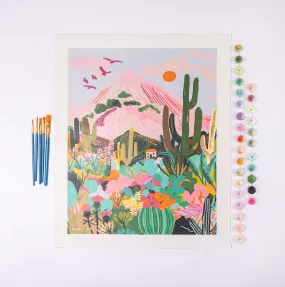 Cactus Desert Paint by Numbers Deluxe