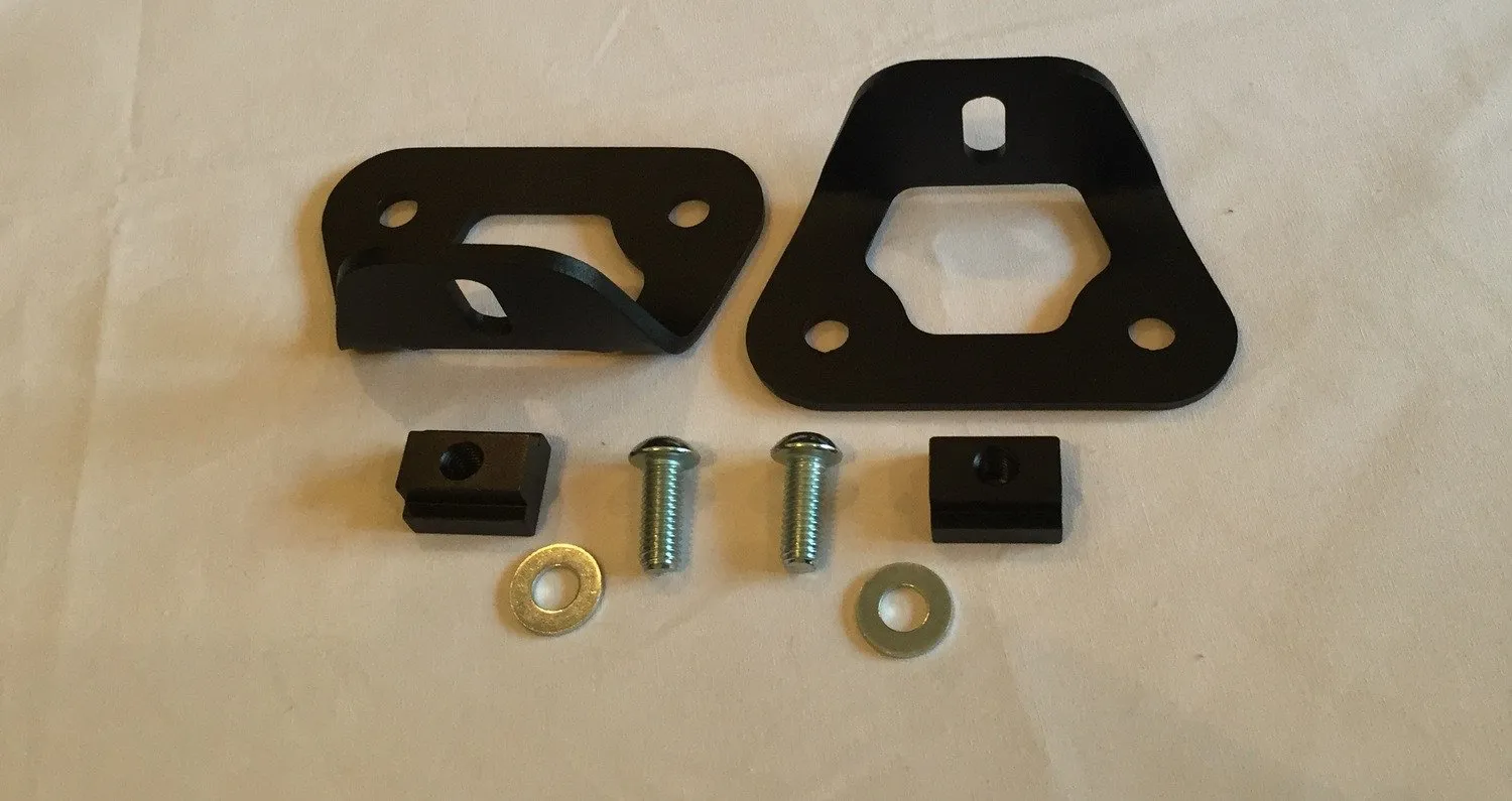 Cali Raised Toyota Truck Bed Rail LED Pod Mounting Brackets